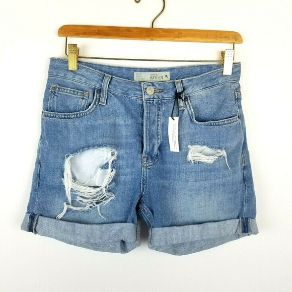 Topshop Pants - NEW Topshop Moto Hayden Jean Shorts Size 4